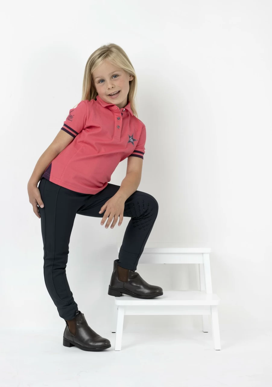 LeMieux Junior Pro Equestrian Breeches - Black Riding Pants for Young Riders
