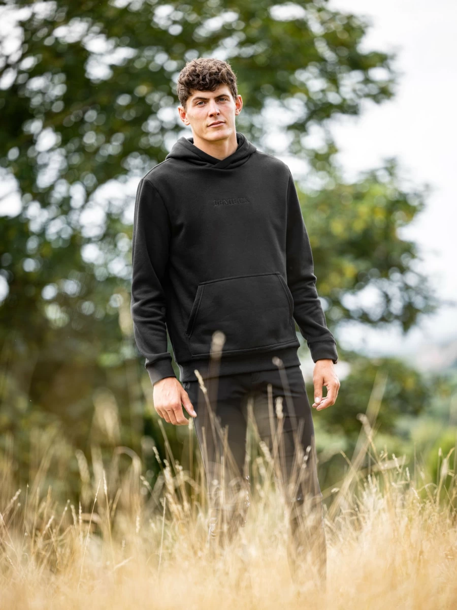 LeMieux Men's Premium Black Hoodie - Stylish & Comfortable Pullover Sweatshirt