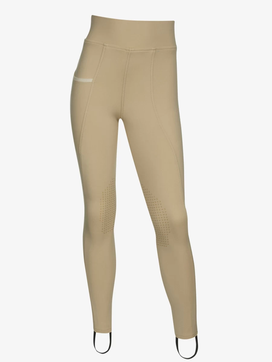 LeMieux Young Rider Pull-On Breech in Beige - Comfortable Equestrian Riding Pants