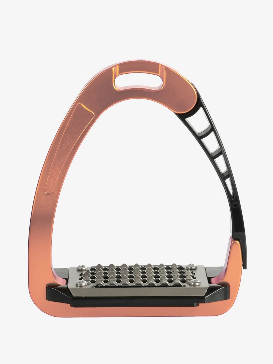 LeMieux Rose Gold Alupro Stirrup Iron One Size for Equestrian Riding