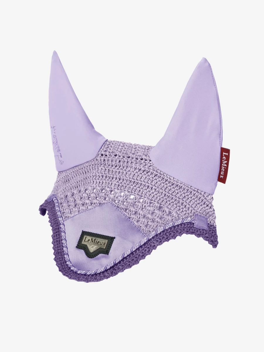 LeMieux Junior Loire Fly Hood in Wisteria – Lightweight Horse Fly Protection for Young Horses