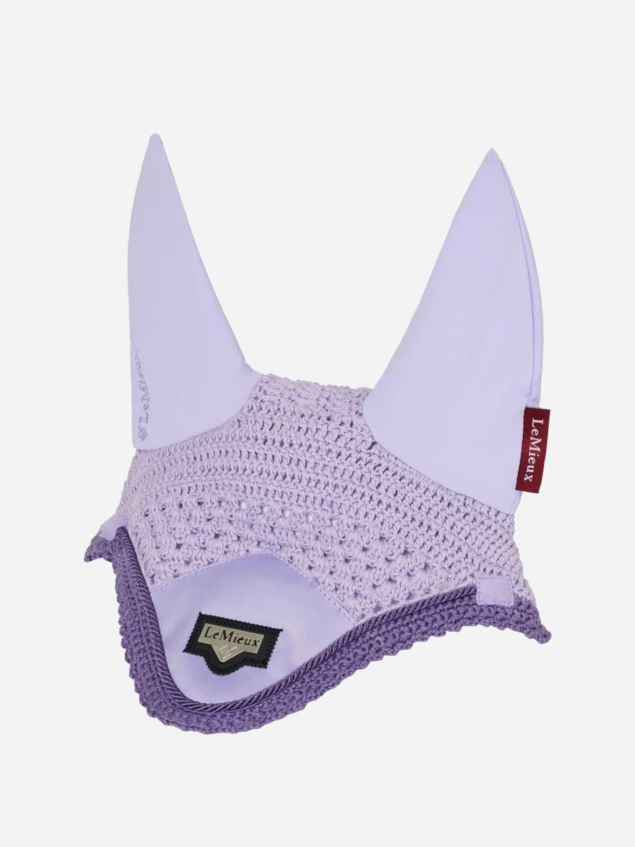 LeMieux Junior Loire Fly Hood in Wisteria – Lightweight Horse Fly Protection for Young Horses