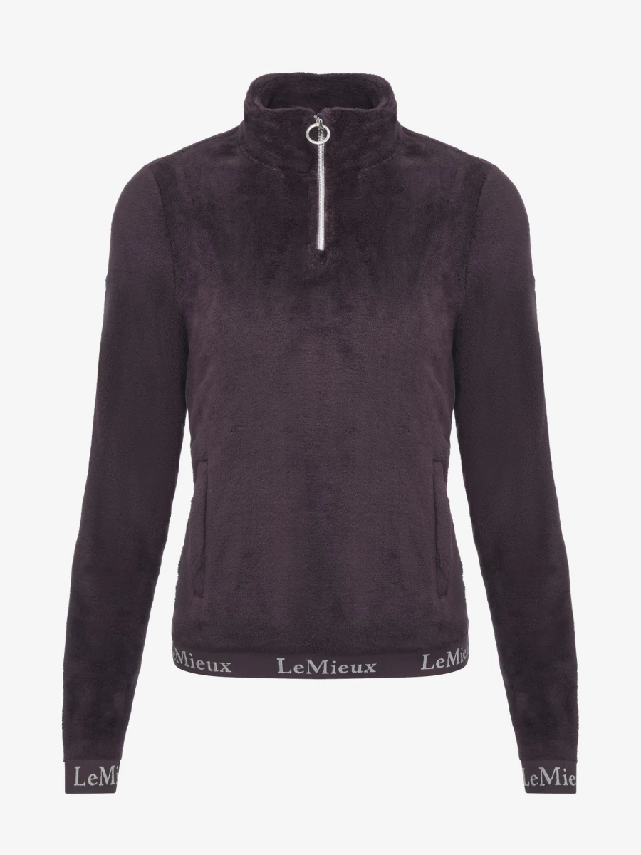 LeMieux Liberte Fleece Jacket for Women - Lightweight Warm Fig-Colored Outerwear