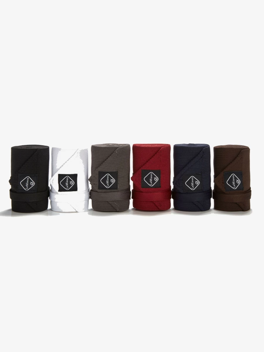 LeMieux White Tail Bandage - One Size Horse Wrap for Protection & Support