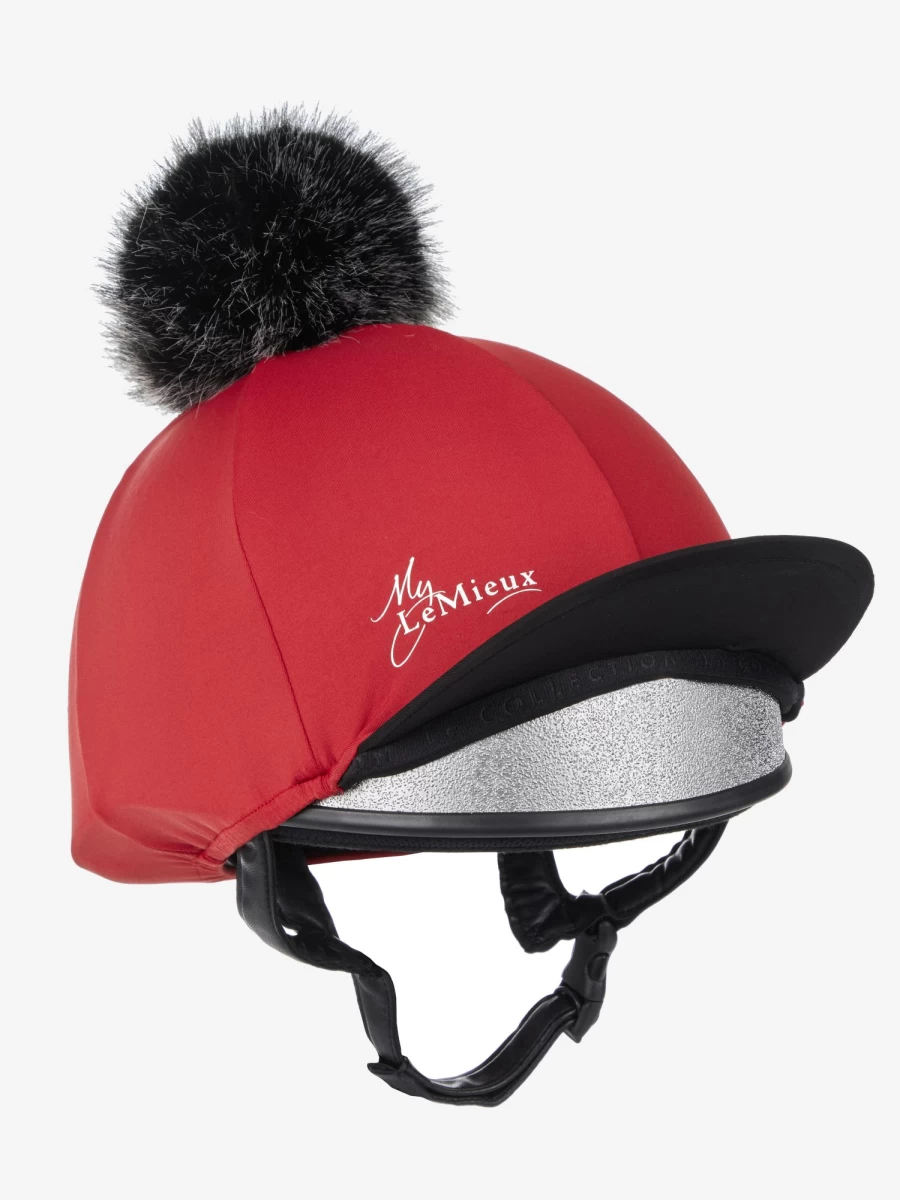 LeMieux Women's Silk Pom Hat with Chili Embellishment - One Size Fits All