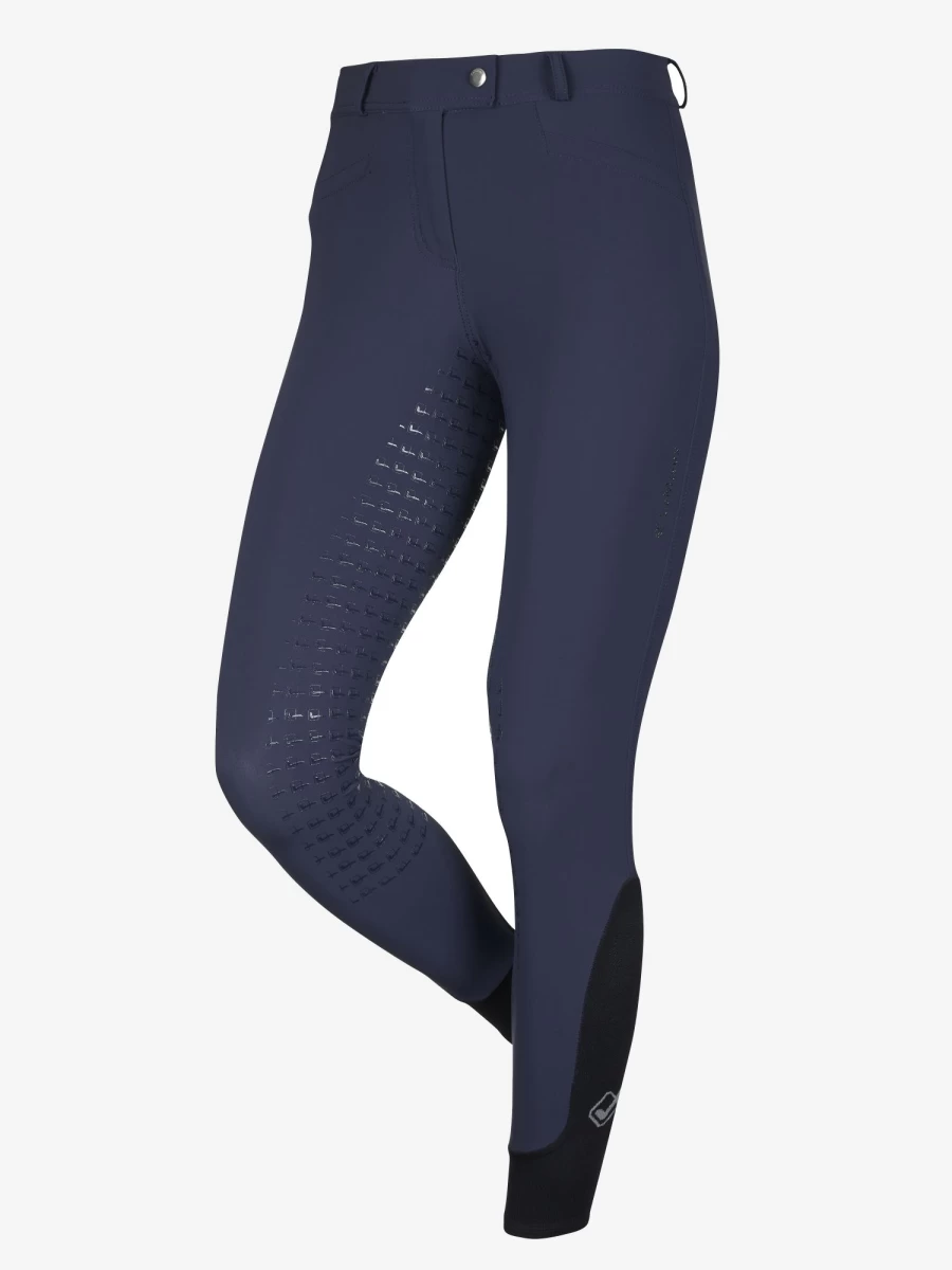 LeMieux Dynamique Full Seat Breeches for Equestrian Riding - Navy Equestrian Tights