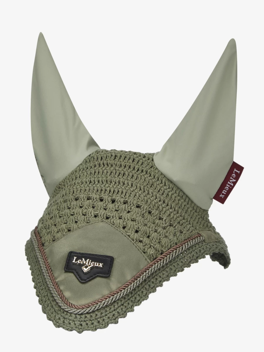 LeMieux Loire Fly Hood with Fern Print – Lightweight Horse Fly Protection