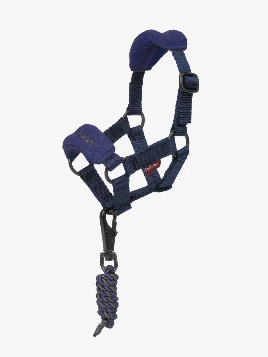 LeMieux Ink Blue Vogue Headcollar for Toy Pony - One Size Equestrian Accessory
