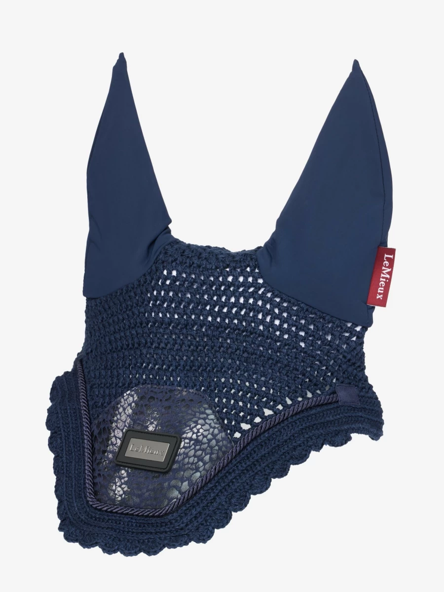 LeMieux Adour Fly Hood Navy - Premium Horse Riding Fly Hood in Navy Blue