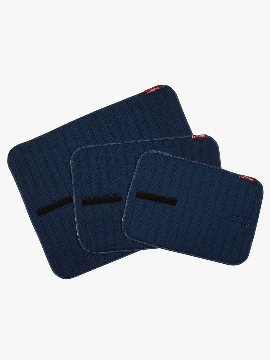 LeMieux Navy Memory Foam Bandage Pads - Pair for Horse Protection & Comfort