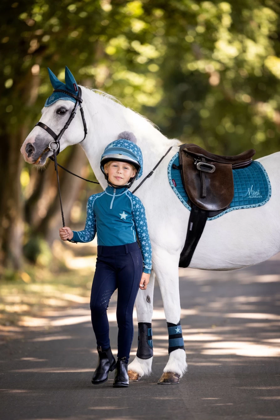 LeMieux Mini Fly Hood Marine Horse Riding Protective Face Mask