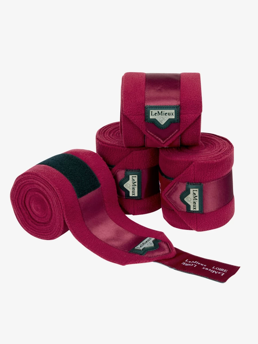 LeMieux Loire Polo Bandages - Premium Mulberry Equine Sports Support
