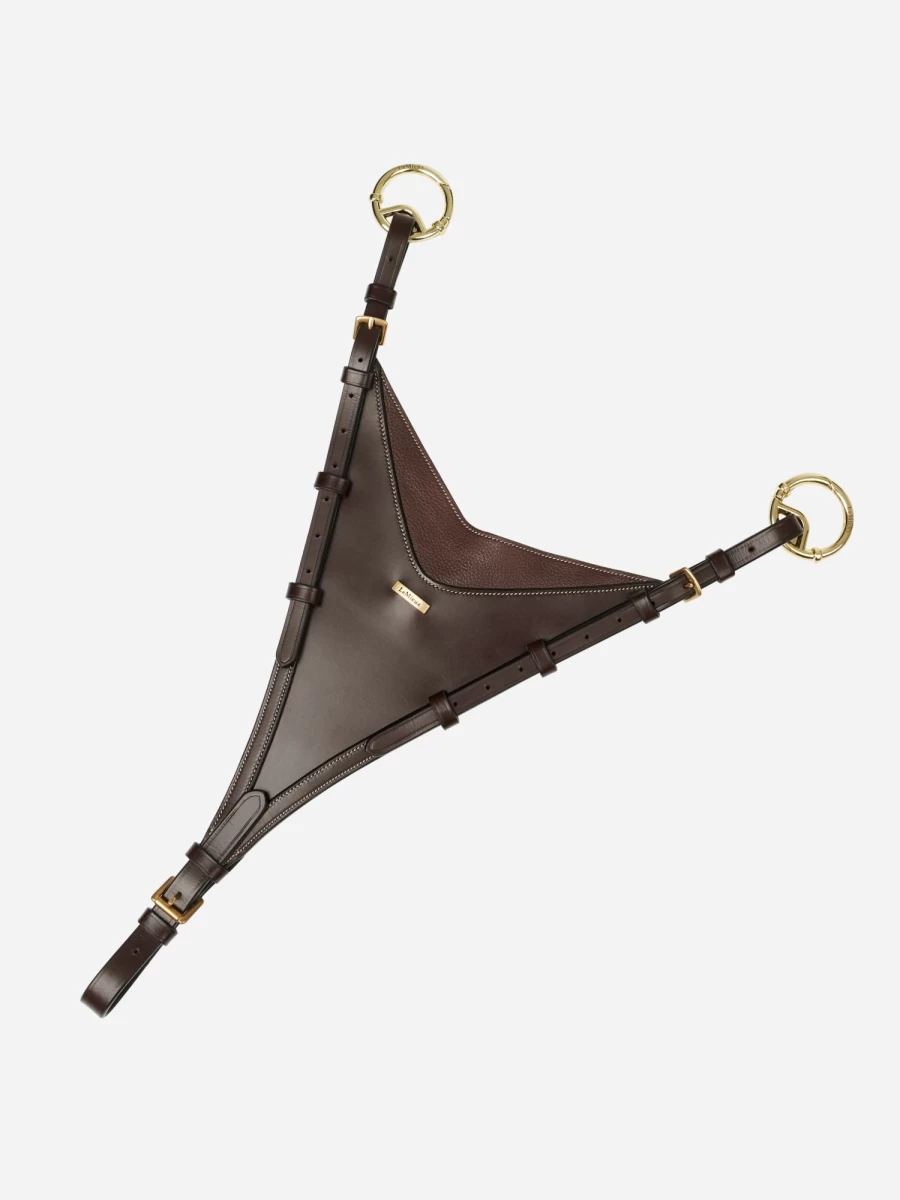 LeMieux Havana Brass Martingale Bib Attachment for Horses – Kudos Bib by LeMieux