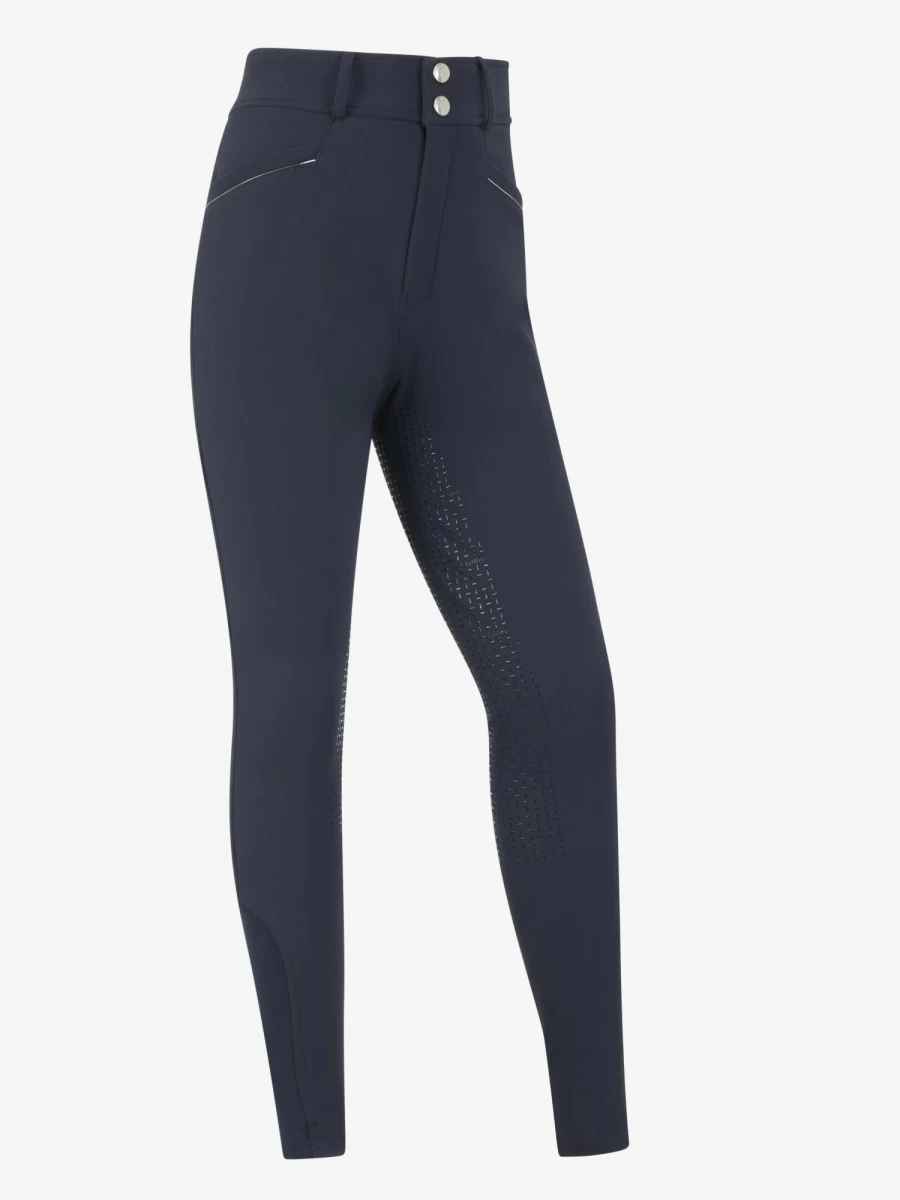 LeMieux Freya Pro Breech Riding Tights for Young Riders - Navy Equestrian Apparel