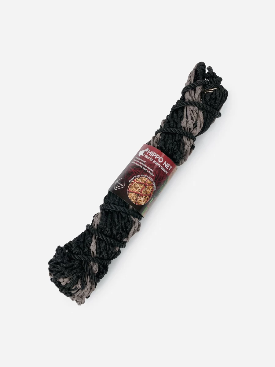 LeMieux Hippo Haynet - Durable Black Horse Hay Net One Size for Secure Feeding