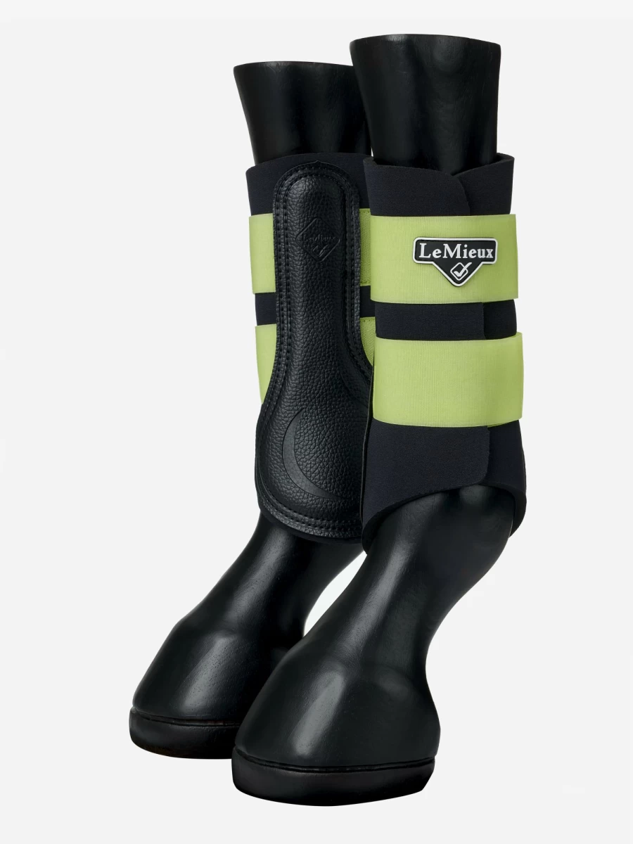 LeMieux Grafter Brushing Boot Kiwi - Horse Leg Protection for Training & Competition