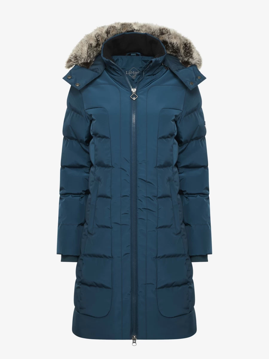 LeMieux Loire Atlantic Blue Three Quarter Coat - Classic Trench Coat for Women