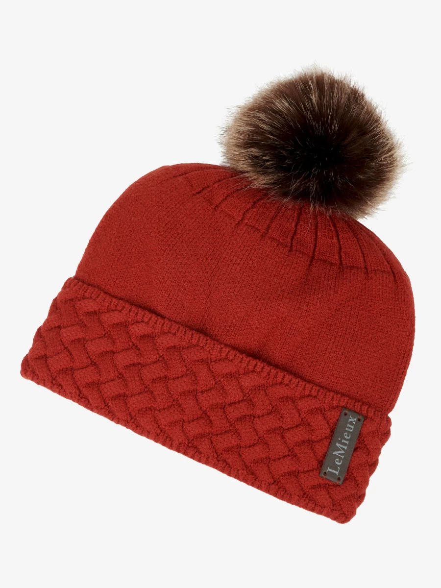LeMieux Lola Beanie in Sienna - One Size Fits All - Cozy Winter Hat