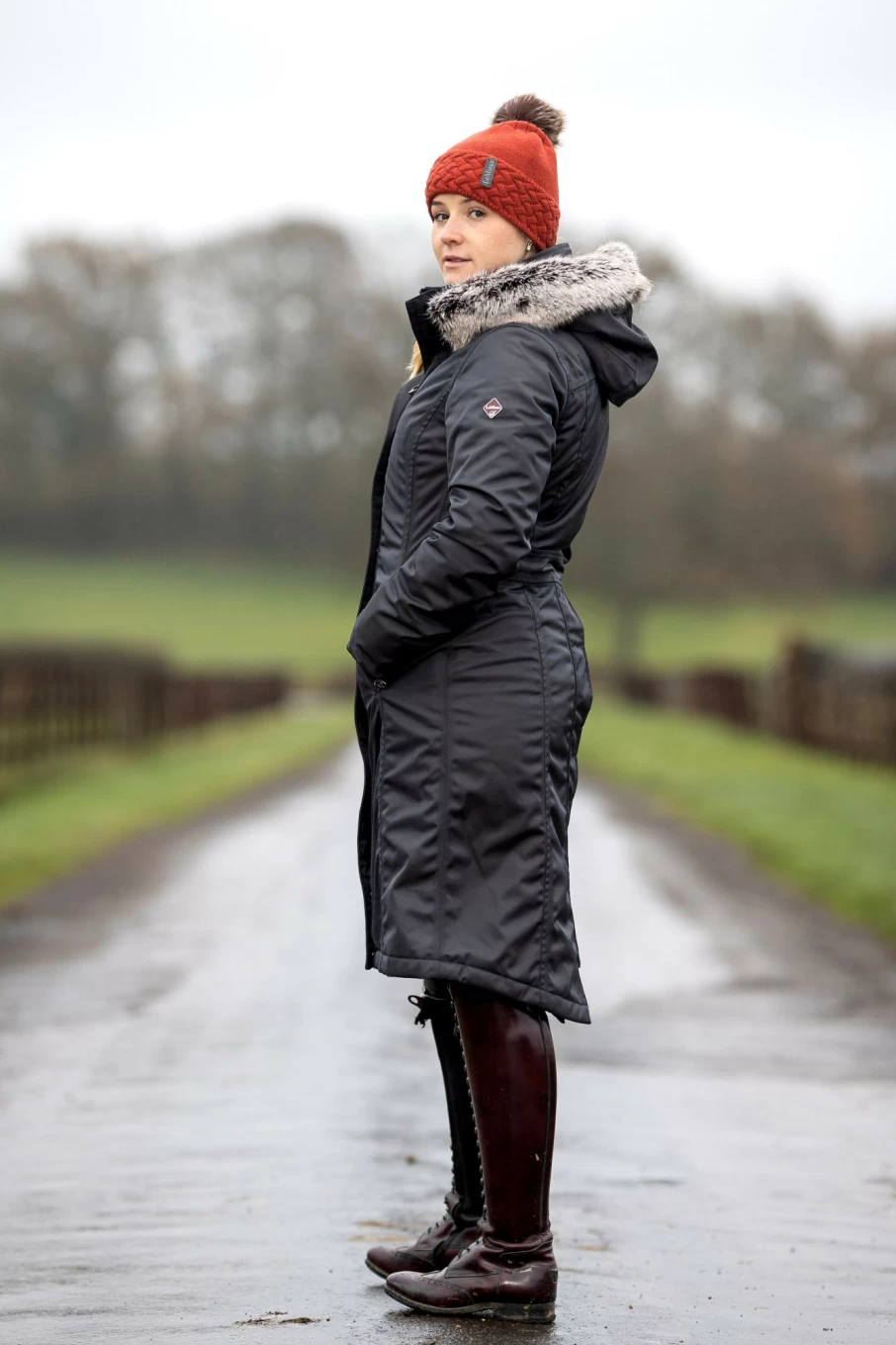 LeMieux Lola Beanie in Sienna - One Size Fits All - Cozy Winter Hat