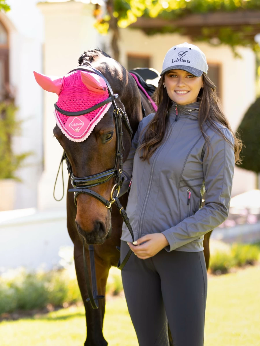 LeMieux Skyla Jacket Carbon - Lightweight Waterproof Equestrian Riding Coat