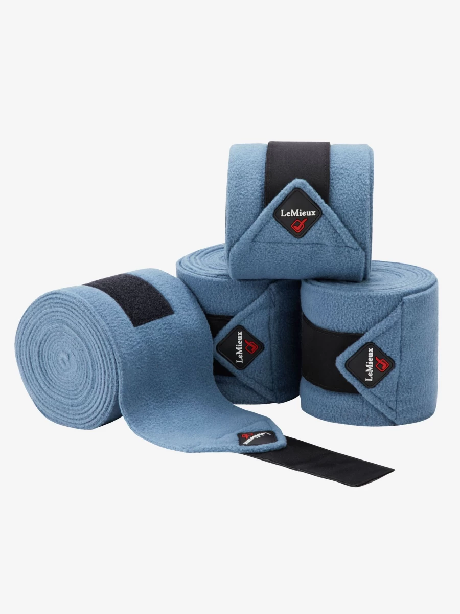 LeMieux Classic Polo Bandages in Ice Blue - Premium Horse Bandages for Equestrian Sports
