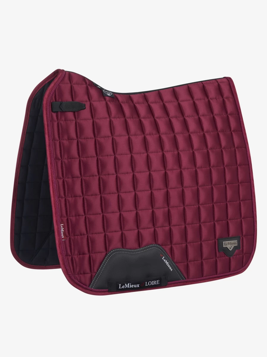 LeMieux Loire Classic Dressage Square Mulberry Equestrian Saddle Pad
