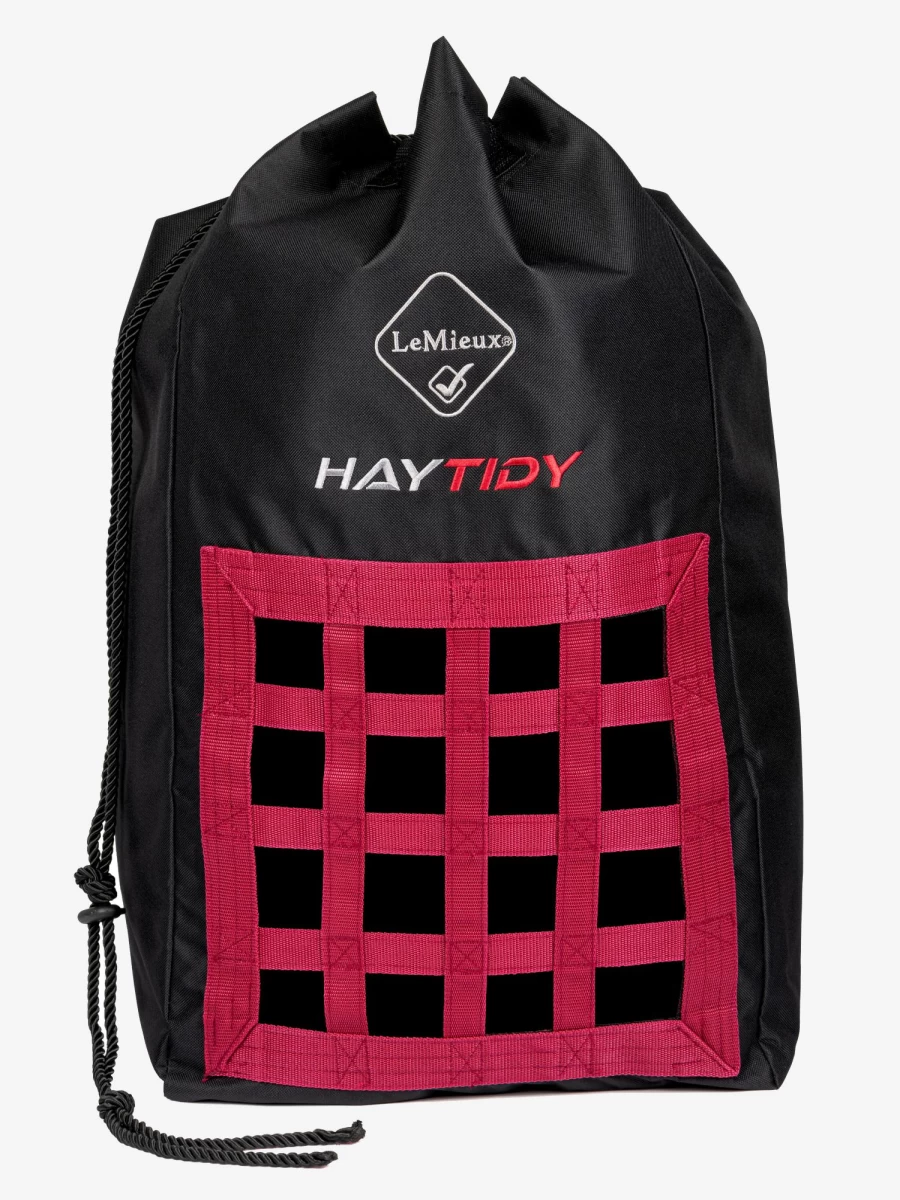 LeMieux Black Hay Tidy Bag - One Size Equine Feed Storage & Organization