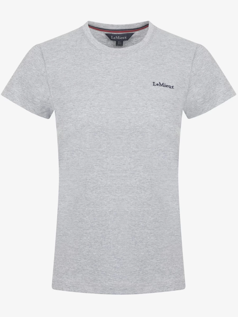 LeMieux Women's Premium Elite Grey T-Shirt - Soft Cotton Casual Tee
