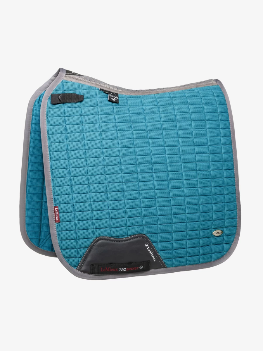 LeMieux Self-Cooling Dressage Square in Cool Blue – Large Size for Optimal Comfort