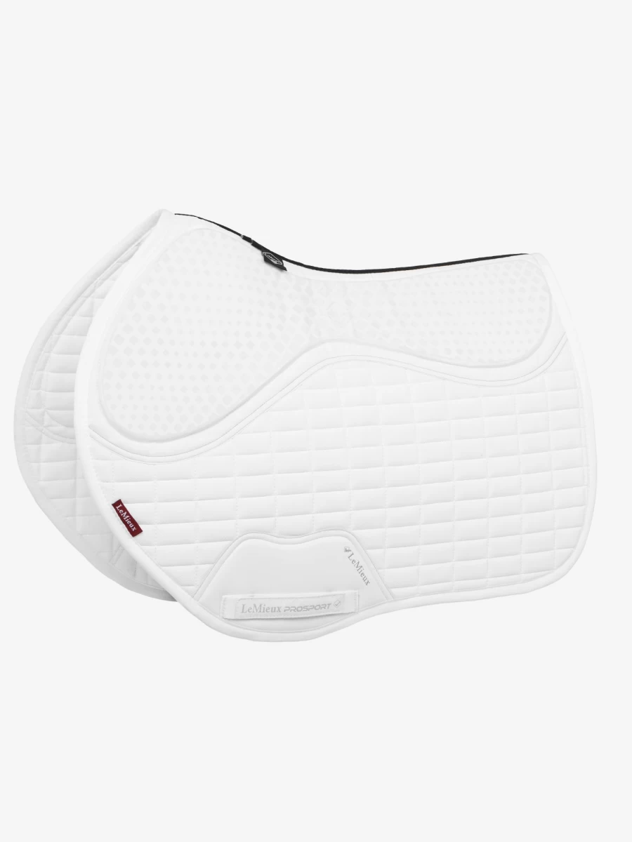 LeMieux Cool Grip Eurojump Pad - White - One Size - Horse Riding Equipment