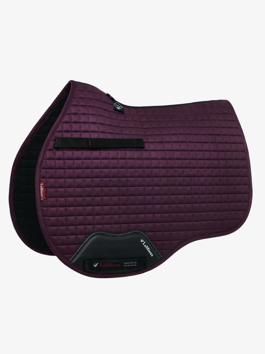 LeMieux Suede Square GP Fig Equestrian Saddle Pad for Horse Riding