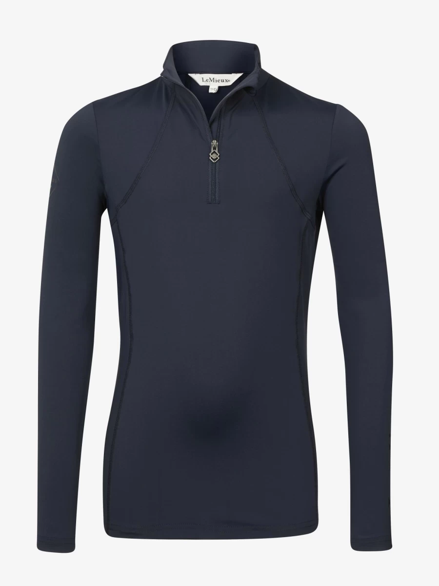 LeMieux Young Rider Base Layer - Comfortable Indigo Equestrian Top for Kids