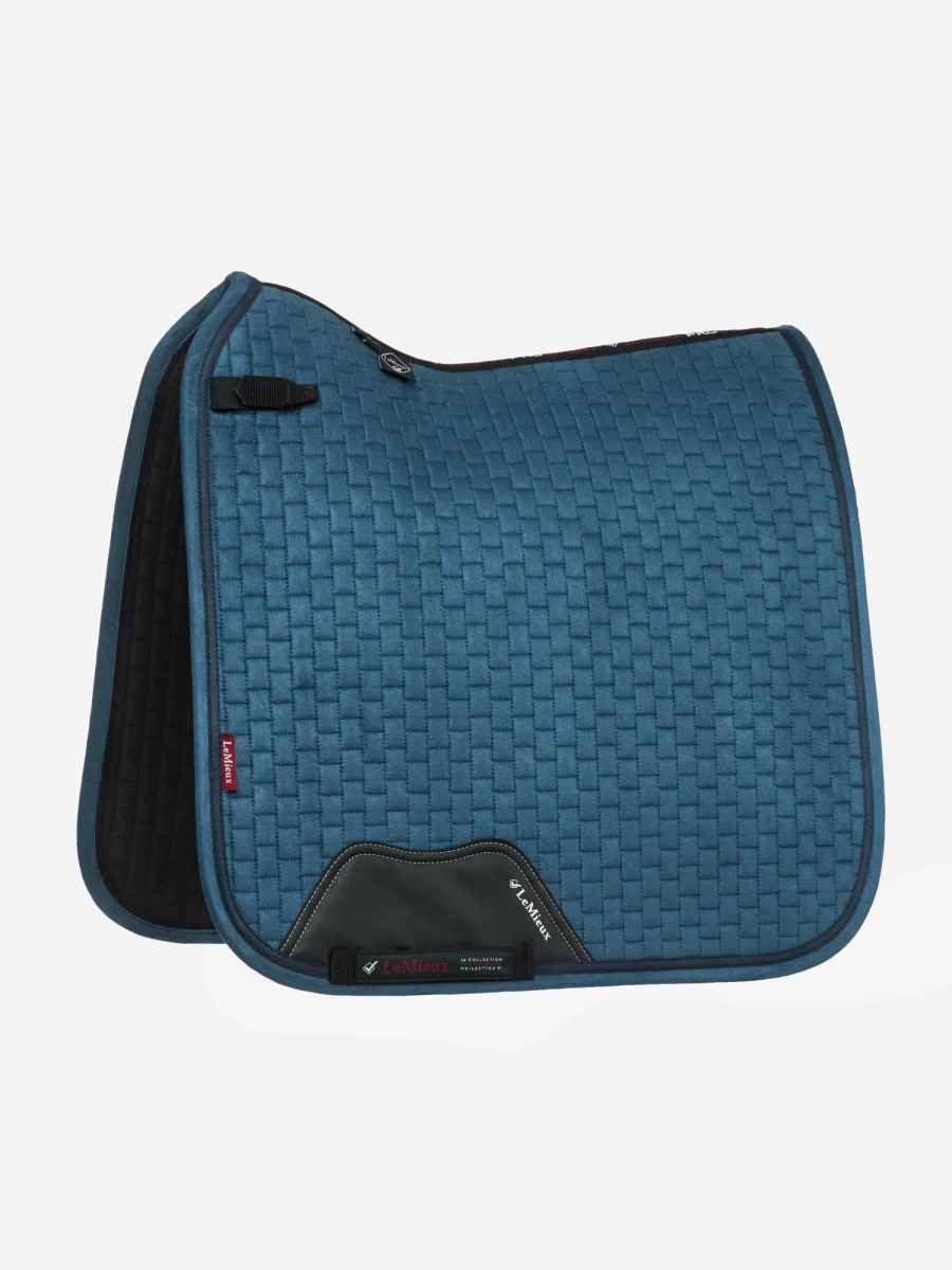 LeMieux Suede Dressage Square Saddle Pad for Atlantic Collection – Premium Equestrian Gear
