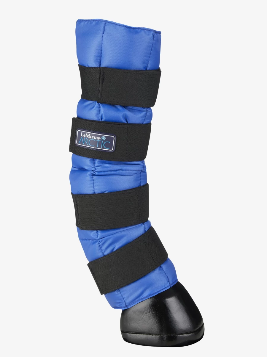 LeMieux Arctic Ice Waterproof Winter Boots for Horses - Blue One Size Pair
