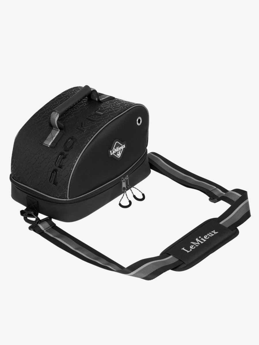 LeMieux Elite Pro Black Hat Box - One Size Equestrian Riding Accessory