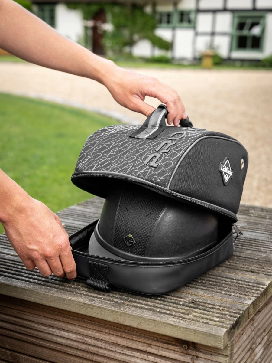 LeMieux Elite Pro Black Hat Box - One Size Equestrian Riding Accessory