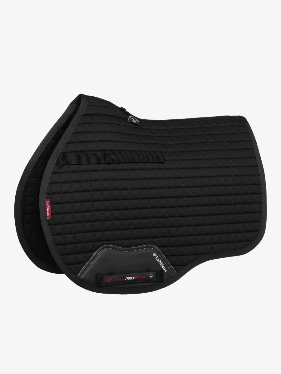 LeMieux Black Cotton Square GP Saddle Pad