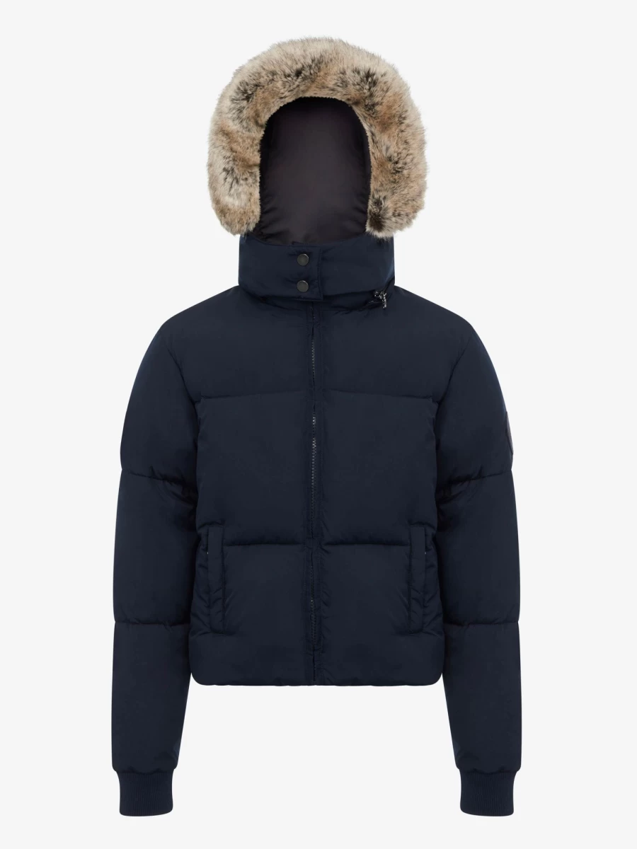 LeMieux Young Rider Gia Navy Puffer Jacket for Equestrian & Casual Wear
