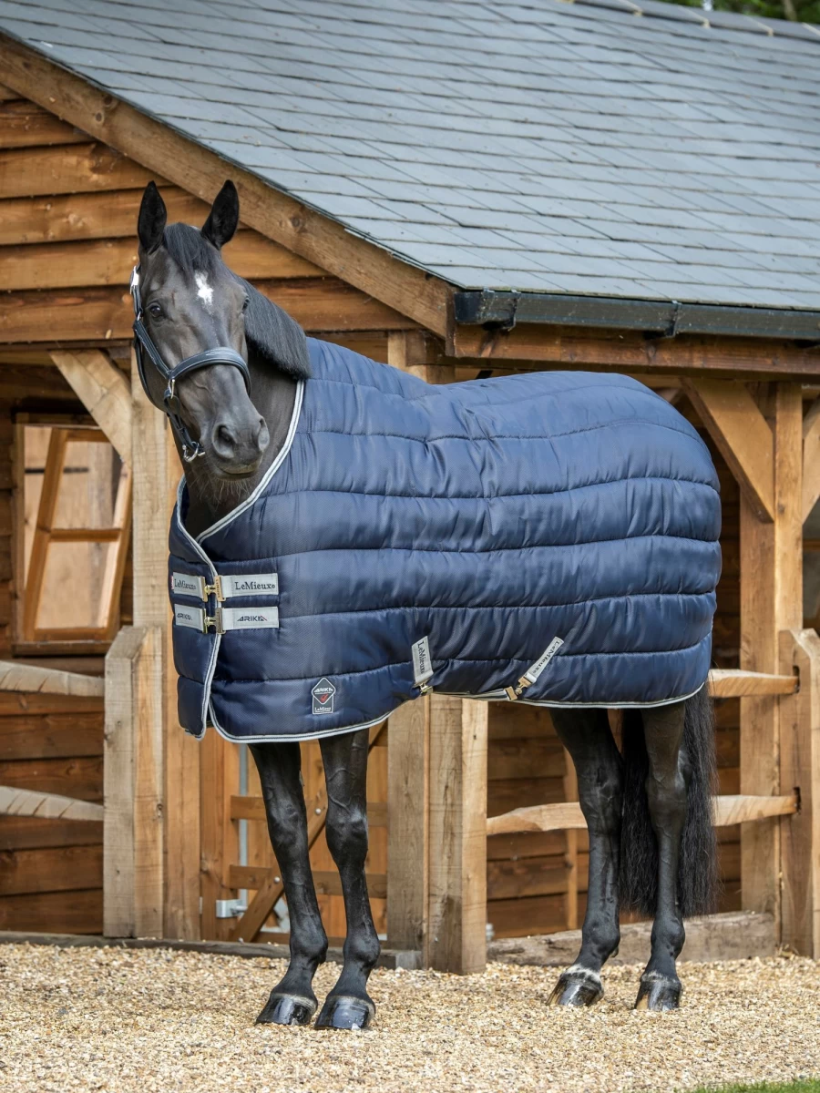 LeMieux Arika Stable-Tek 350G Breathable Horse Rug in Navy Blue