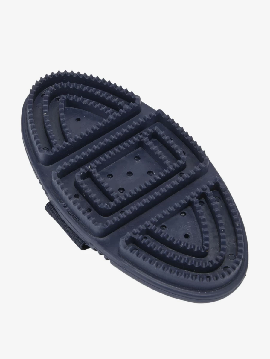 LeMieux Flexi Curry Comb for Horses - Adjustable Navy Blue Grooming Tool One Size