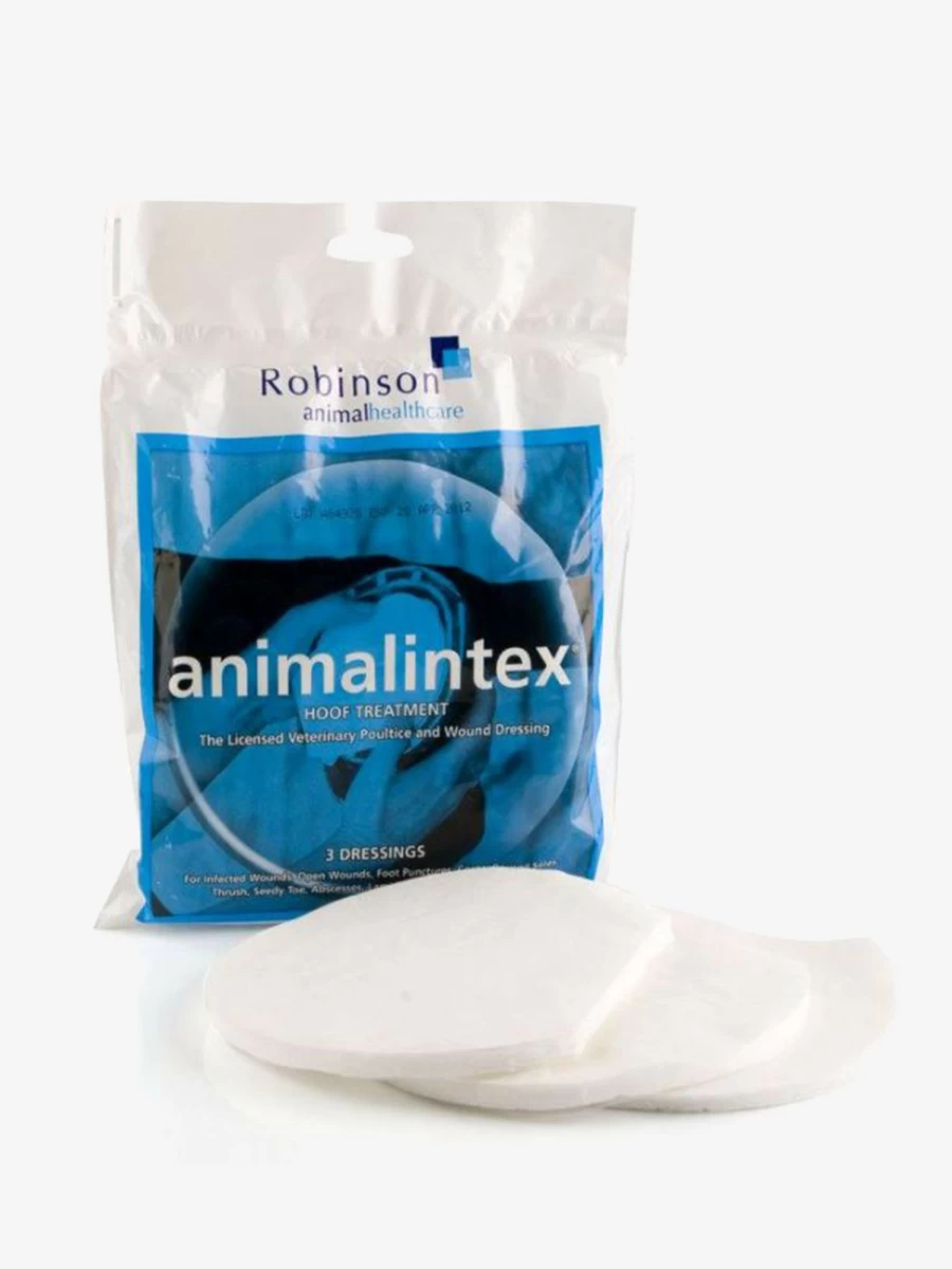 LeMieux Animalintex Hoof Treatment Pack for Horses - One Size Hoof Care Wound Dressing