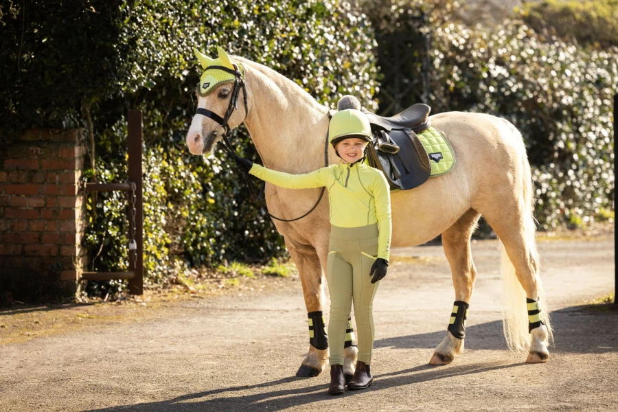 LeMieux Junior Loire Jump Square Kiwi Equestrian Show Jacket for Kids
