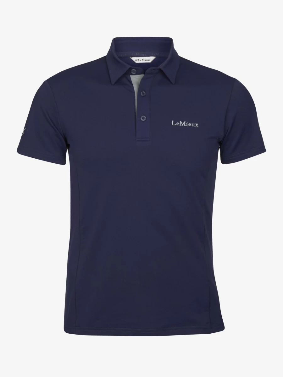 LeMieux Junior Pro Navy Polo Shirt for Boys & Girls – Performance Sportswear