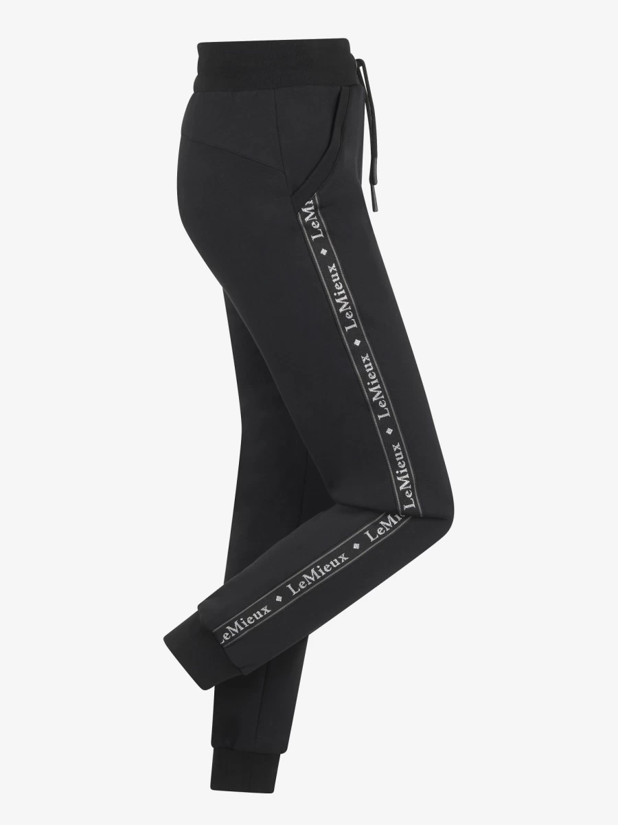 LeMieux Women's Elite Black Jogger Pants - Premium Athletic Running Lounge Wear