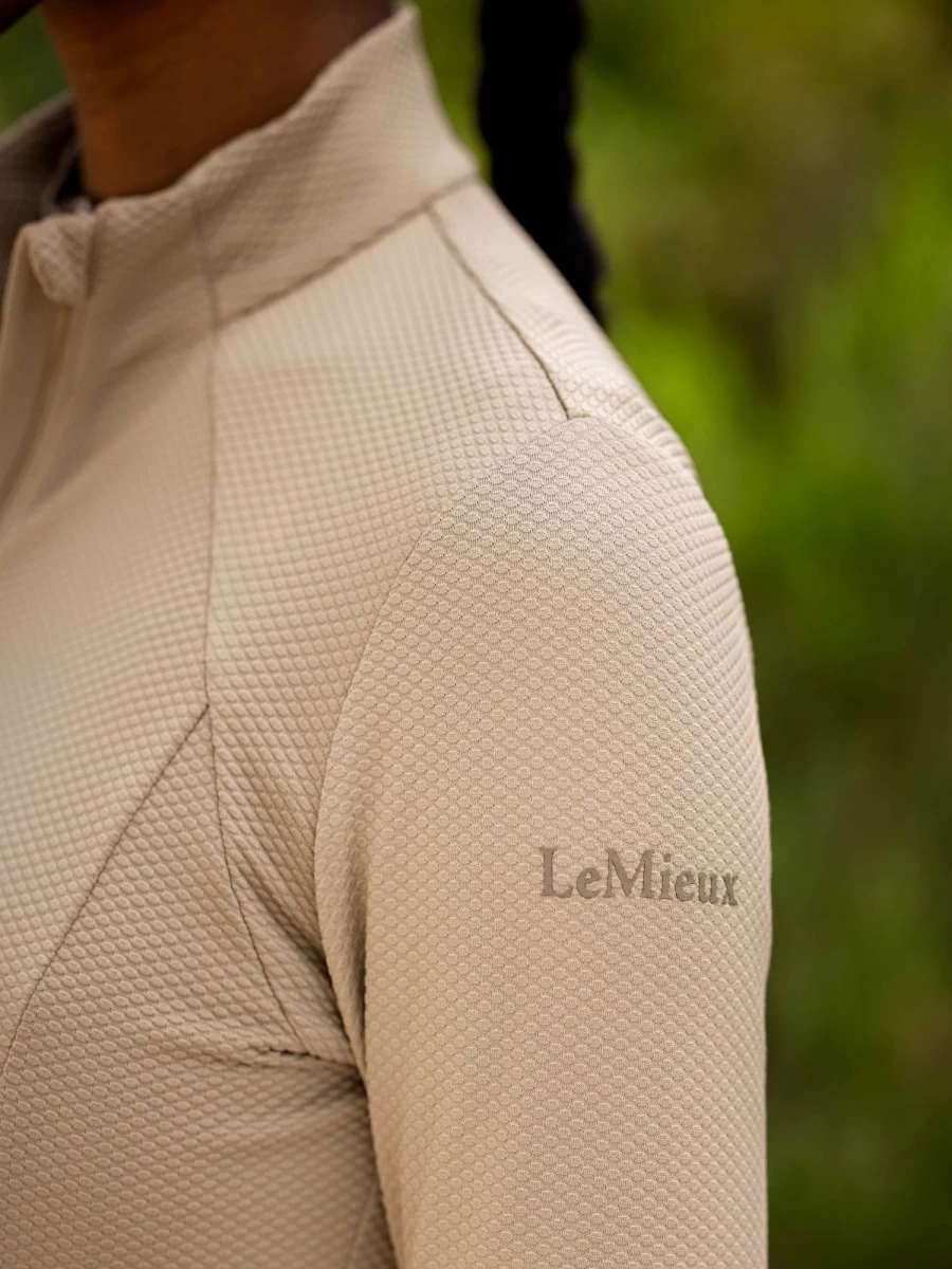 LeMieux Alice Quarter Zip Mink Pullover - Women's Luxury Fleece Jacket