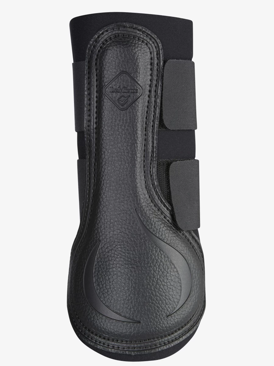 LeMieux Grafter Brushing Boots - Black Horse Boots for Protection & Support