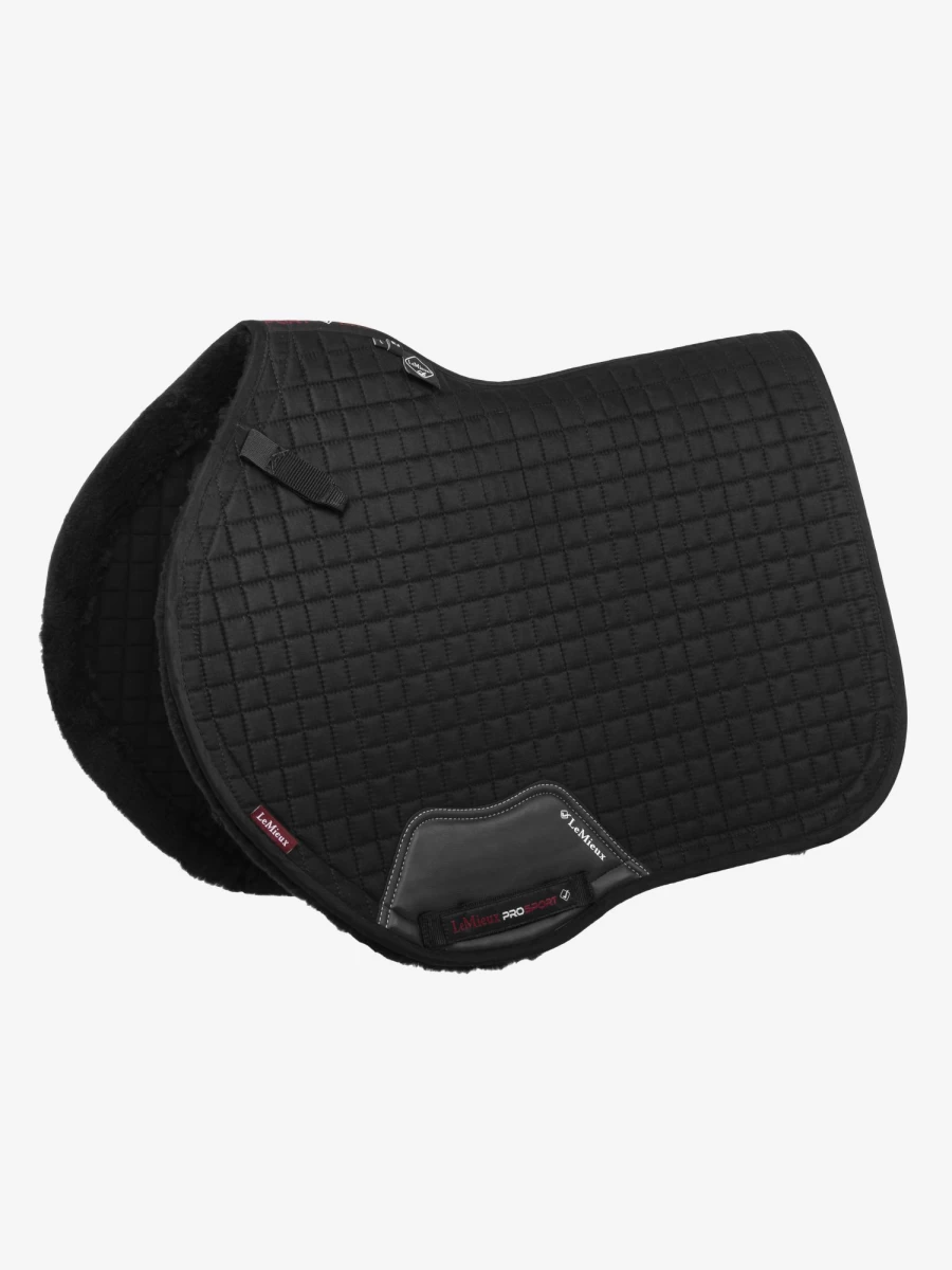 LeMieux Sensitive Eurojump Square Black Large Horse Riding Saddle