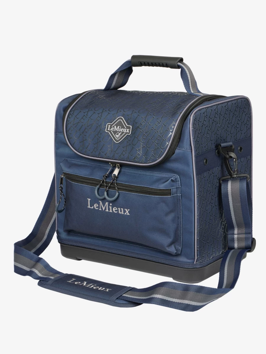 LeMieux Elite Pro Grooming Bag - Navy Blue Equestrian Grooming Kit for Horse Care
