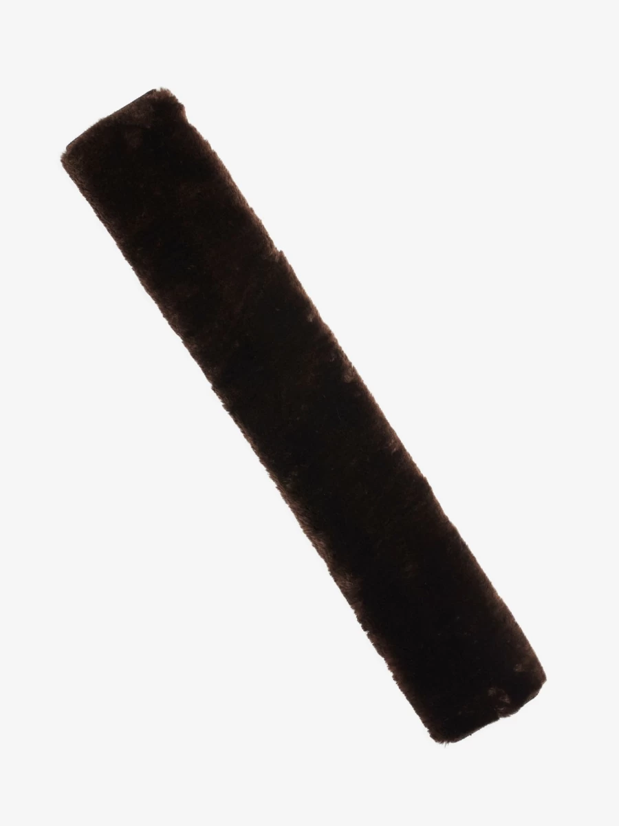 LeMieux Simuwool GP Slip-On Girth Sleeve - Breathable Horse Riding Accessory in Brown, One Size