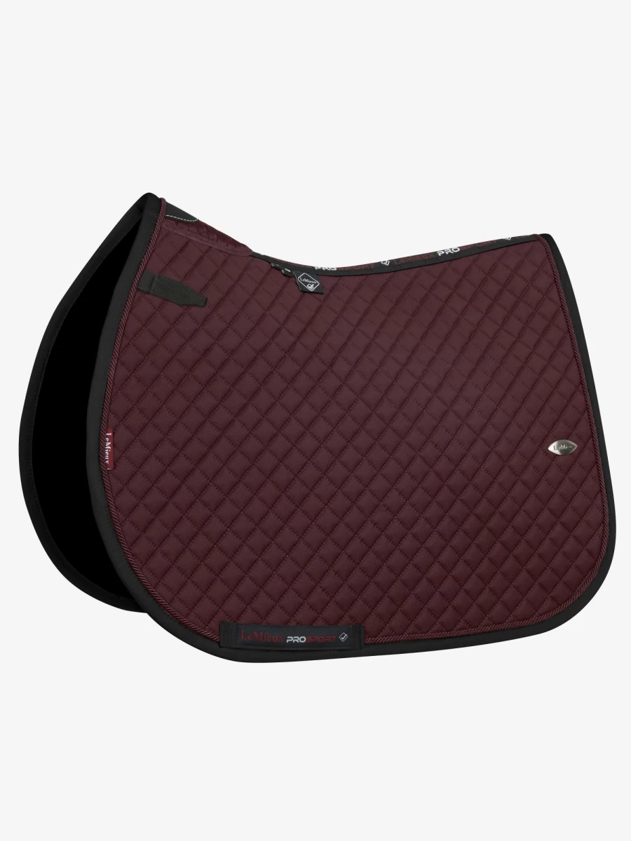 LeMieux Wither Relief Jump Pad - Burgundy Color, Large Size for Horse Comfort